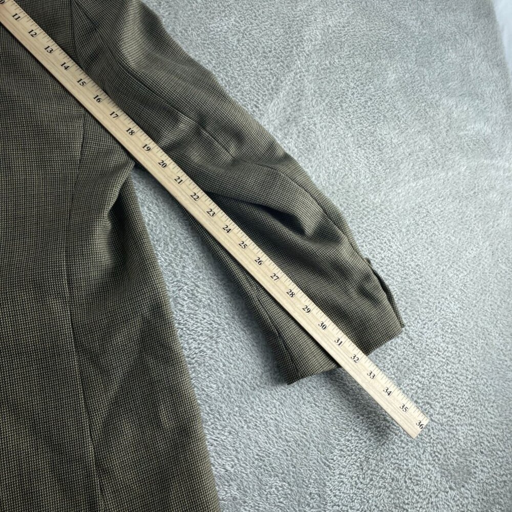 Marshall Fields Mens 46 Blazer Jacket L Wool & Silk Blend Beige Lined Two 5785 - Picture 9 of 12